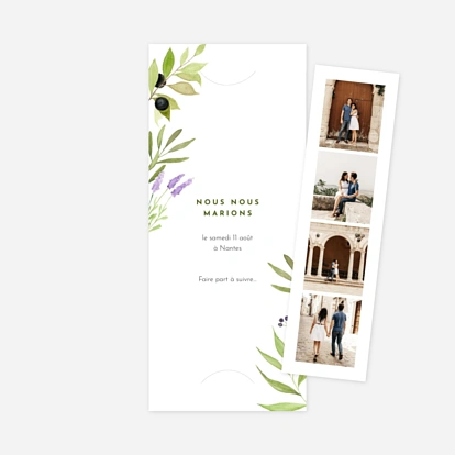 Save the date Quatre saisons