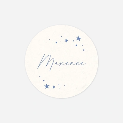 Stickers naissance Rêve bleu