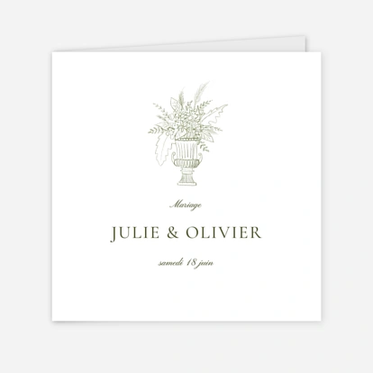 Faire-part mariage Romance