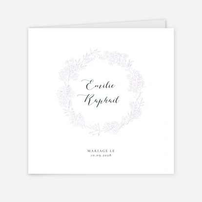 Faire-part mariage Ronde des prés