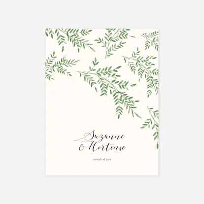 Faire-part mariage Ritournelle