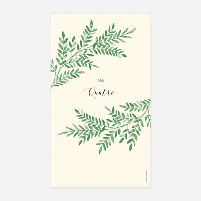 Marque-table mariage Ritournelle