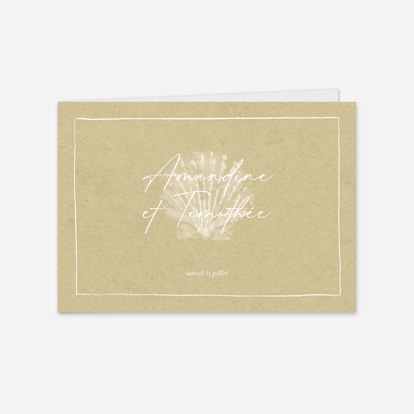 Faire-part mariage Rivages