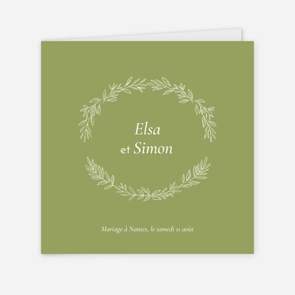 Faire-part mariage Romantique