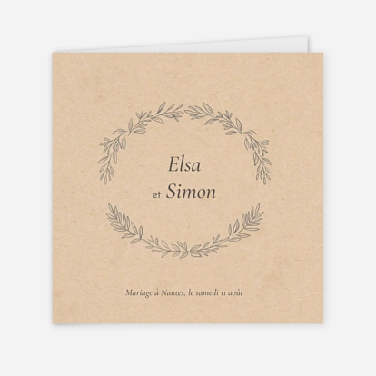 Faire-part mariage Romantique