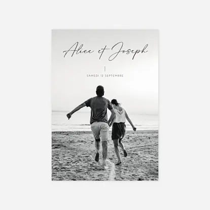 Faire-part mariage Signature I