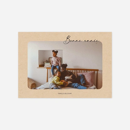 Carte de voeux Sobrement