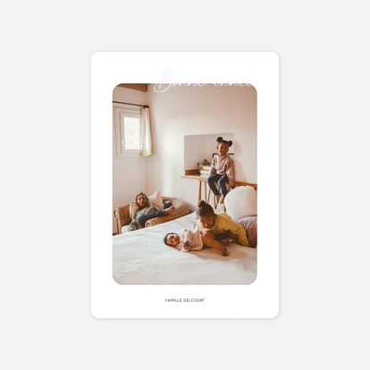 Carte de voeux Sobrement