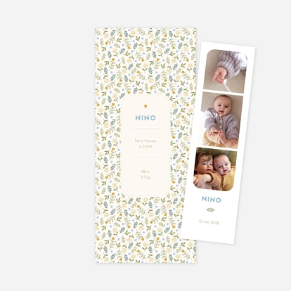 Faire-part naissance Sweet liberty