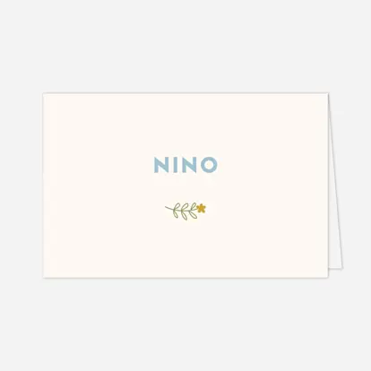 Marque-place Baptême Sweet liberty