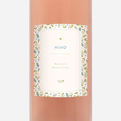 Étiquette pour bouteille Sweet liberty