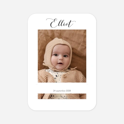 Faire-part naissance Tendre innocence