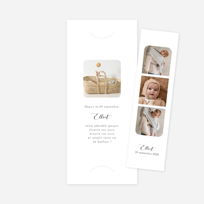 Faire-part naissance Tendre innocence