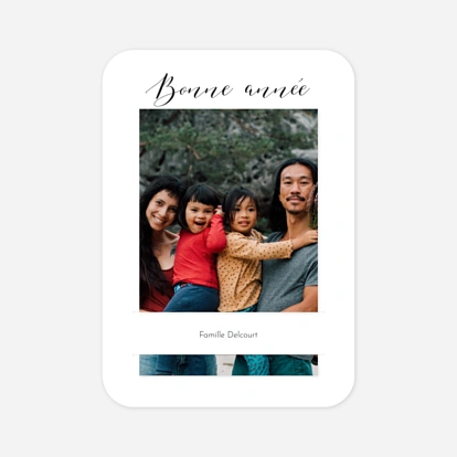 Carte de voeux Tendre innocence