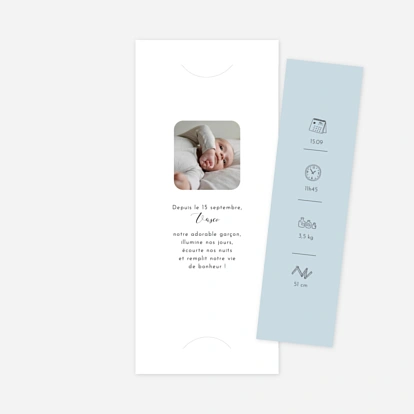 Faire-part naissance Tendre innocence picto