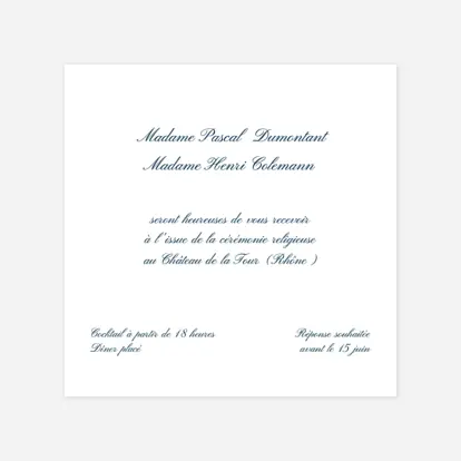 Carte Invitation Mariage Traditionnel