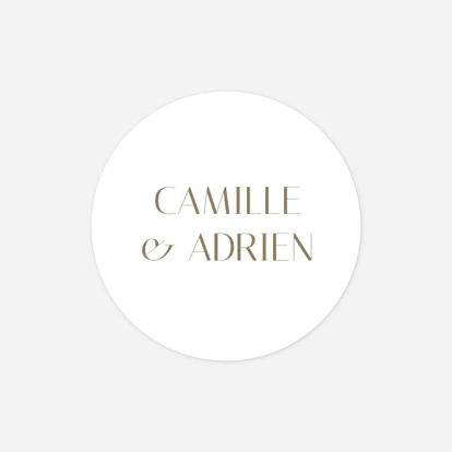 Stickers mariage Unis