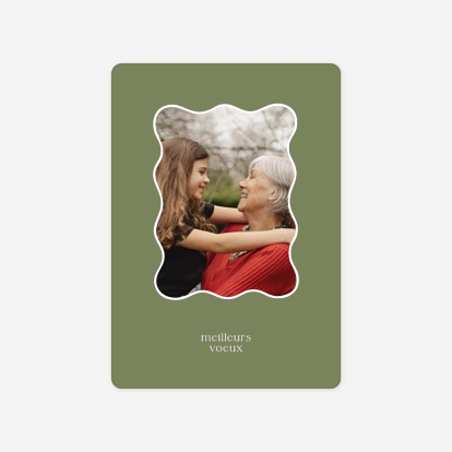 Carte de voeux Vague d'amour