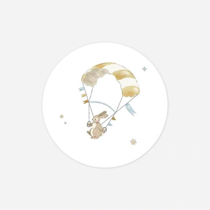 Stickers naissance Venue au monde